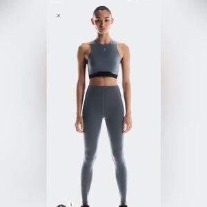 ON RUNNING TRAINING TIGHT SZ MEDIUM NWT! ROCK GRAY